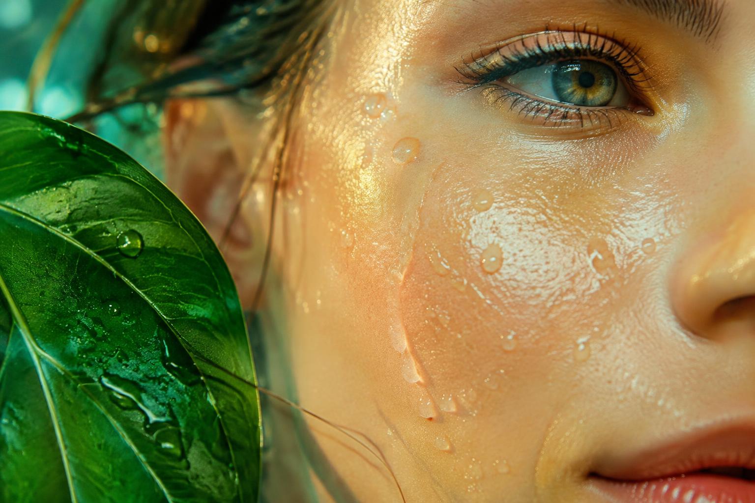 Glowing cheek texture after Skinvive by Juvederm microdroplet treatment at Omaha Med Spa